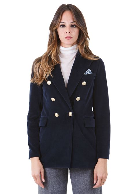 Blazer doppiopetto in velluto CIRCOLO 1901 | Blazer | FD3179012